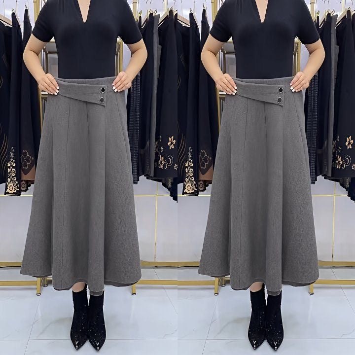 👗🎀【Polovičná zľava】【S–4XL】Vlnená sukňa na jeseň a zimu