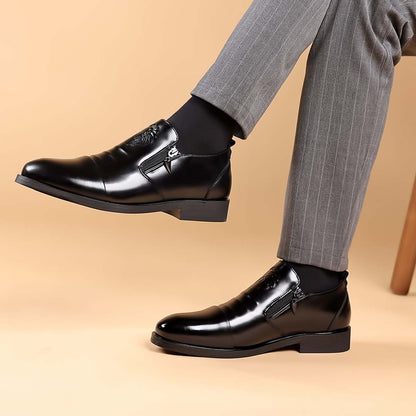 💥👞【Oferta especial por tiempo limitado 50%】Zapatos de cuero elegantes y modernos para hombre