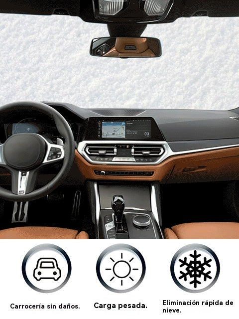 🔥 Herramientas especiales para quitar la nieve del coche, descongelar y derretir la nieve de las ventanas