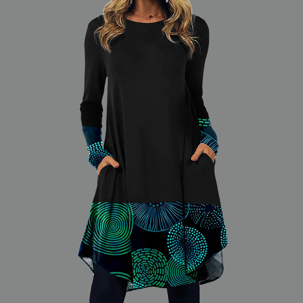 👗50% OFF🍁【S-5XL】Dámske etnické módne ležérne šaty