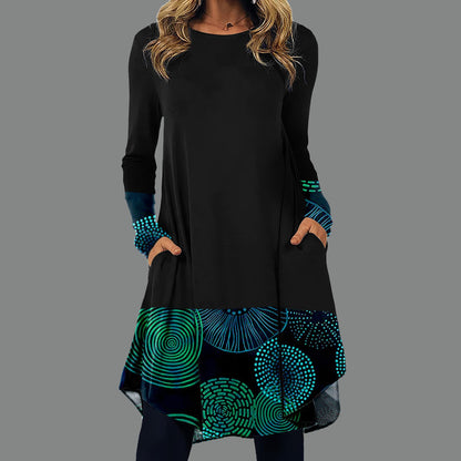 👗50% OFF🍁【S-5XL】Dámske etnické módne ležérne šaty