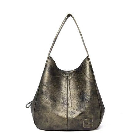 💖👜💖【Промоция 50%】Нова дамска чанта с голям капацитет от мека кожа, модерна и стилна