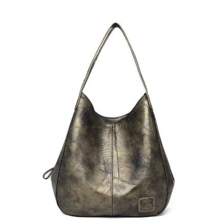 💖👜💖【Промоция 50%】Нова дамска чанта с голям капацитет от мека кожа, модерна и стилна