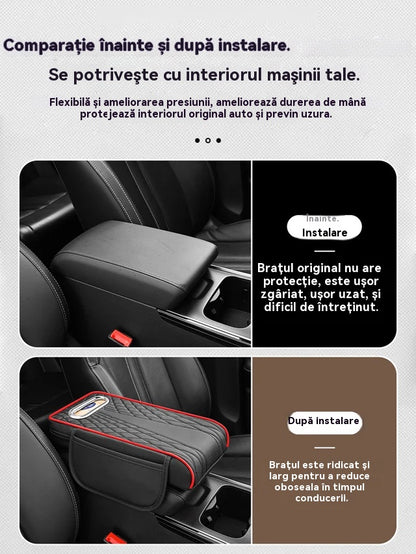 🚗👜【Reducere 50%】Cutie auto multifuncțională din piele 3 în 1.
