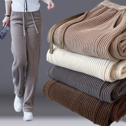 🔥🌷【M-3XL】【40-110KG】✨👖Nowe modne damskie elastyczne spodnie z szerokimi nogawkami do noszenia na co dzień