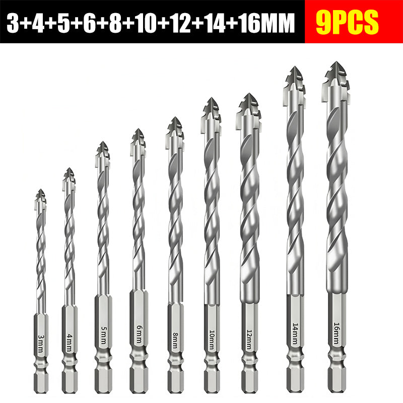 🥇 【DESCUENTO LIMITADO DEL 50%】 Súper duro filo de corte dentado, broca excéntrica de acero de tungsteno de 7.ª generación【3+4+5+6+8+10+12+14+16 mm】