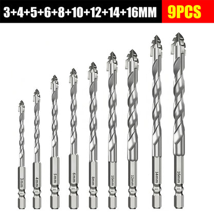 🥇 【DESCUENTO LIMITADO DEL 50%】 Súper duro filo de corte dentado, broca excéntrica de acero de tungsteno de 7.ª generación【3+4+5+6+8+10+12+14+16 mm】