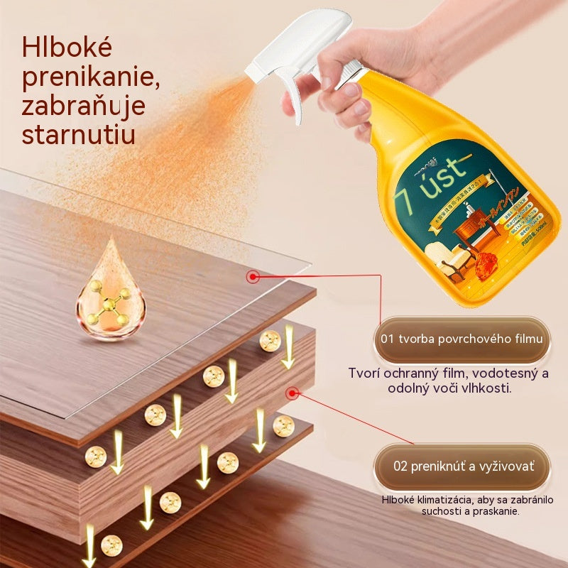 🔥✨【50% OFF】Vysokoúčinný čistiaci a bieliaci sprej na drevo