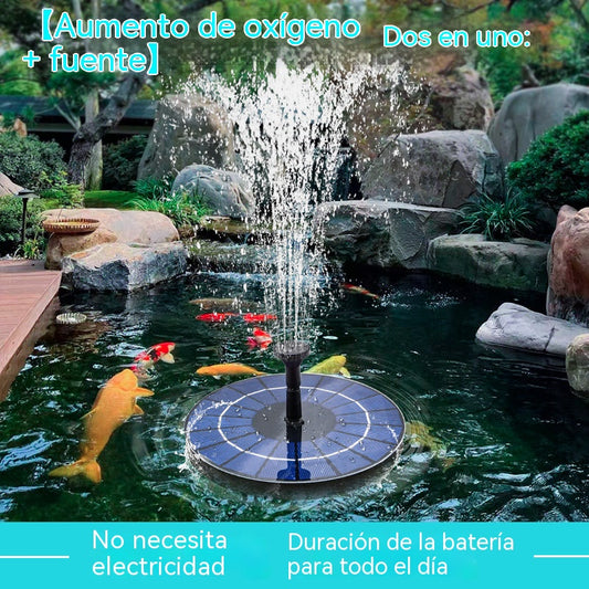 【50%OFF】💥Fuente de agua alimentada por energía solar