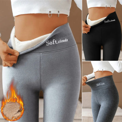 🔥【50% ZĽAVA】Nové módne nohavice s vysokým pásom, teplé bavlnené nohavice 【S-5XL】