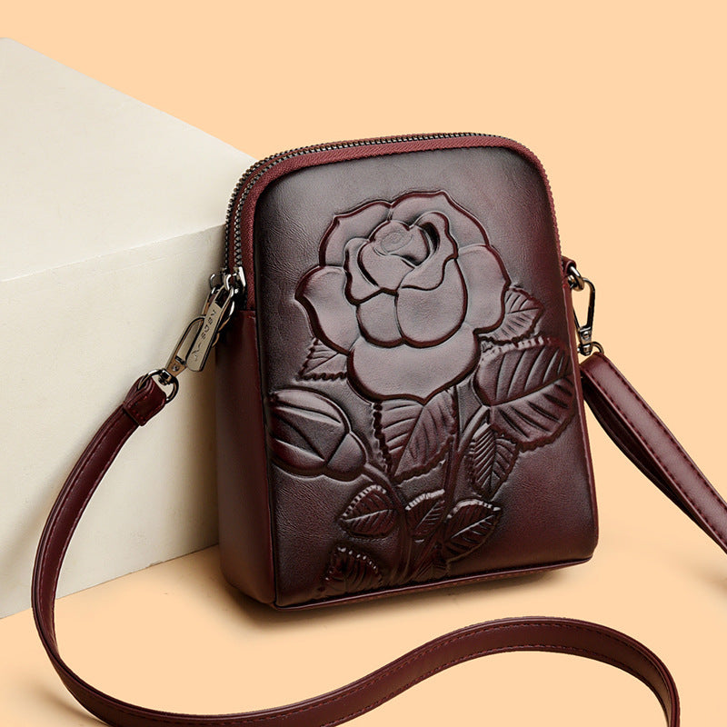 👜Nová dvouvrstvá měkká kožená crossbody/kabelka přes rameno