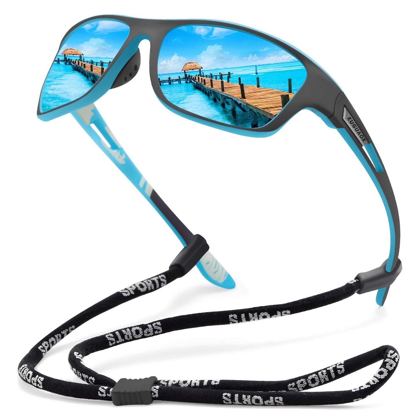 🚵‍♂️😎 【50% zniżki 🔥】🎣🕶️ Sportowe okulary przeciwsłoneczne, polaryzacyjne, z lustrzanymi szkłami, nowoczesne i pyłoszczelne, idealne do jazdy na rowerze na świeżym powietrzu