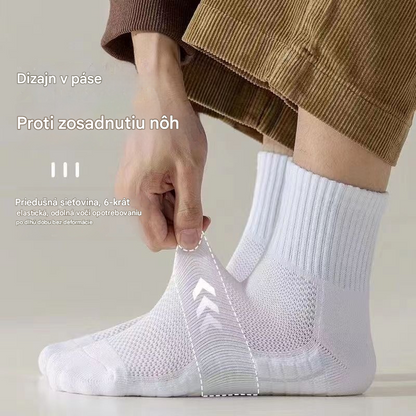 😍🧦【10 par】 Męskie długie skarpety sportowe, odprowadzające pot, amortyzujące, chroniące pięty, antyzapachowe, oddychające, odpowiednie do koszykówki i codziennych sportów.