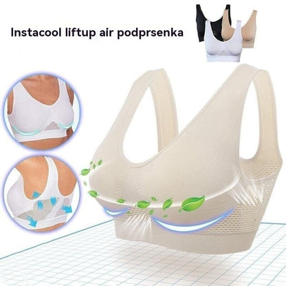 🔥💖 50% Zľava! 【Balenie 3 kusov】Bezšvová podprsenka pre plné veľkosti, priedušná a chladivá
