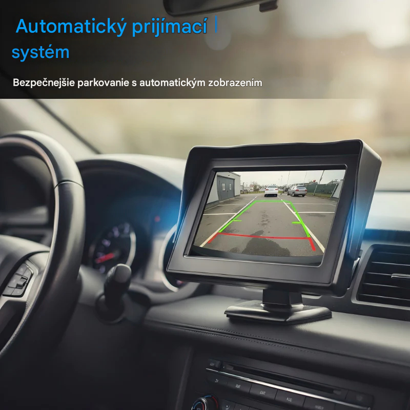 🔥 Univerzálny HD monitor cúvacej kamery pre auto, univerzálny HD monitor cúvania 4,3/7 palca, 12 V.