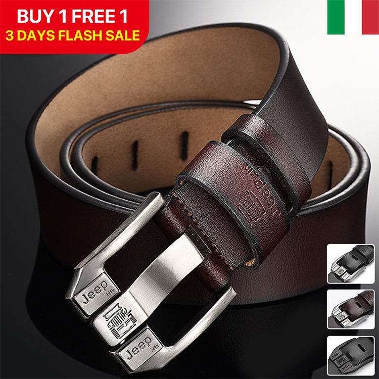 🔥Cinturón de cuero de alta calidad para hombre, estilo retro, para vaqueros