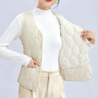 💟🔥40%OFF🔥Nowa, lekka, ciepła kamizelka bez rękawów na jesień i zimę