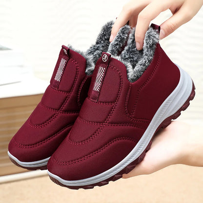 🔥🎉【50% de descuento】Zapatos de invierno para mujer, impermeables y cálidos con forro afelpado