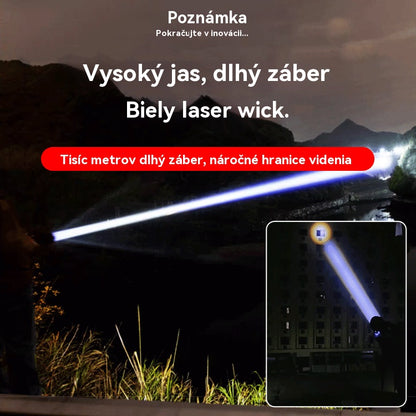 🔦【50 % zľava】Nový vonkajší hliadkový reflektor, výkonné svietidlo, dlhé svietenie