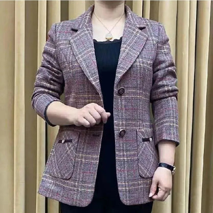 ✨🧥【M-4XL】Ново есенно-зимно яке с ревери за жени