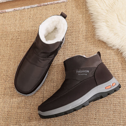🔥【Oferta de temporada 50%】👟Zapatos de invierno para hombre de algodón puro con forro de terciopelo y pelo grueso.