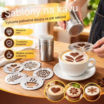☕ Forma na kávu Latte z nehrdzavejúcej ocele 304 (5 kusov)