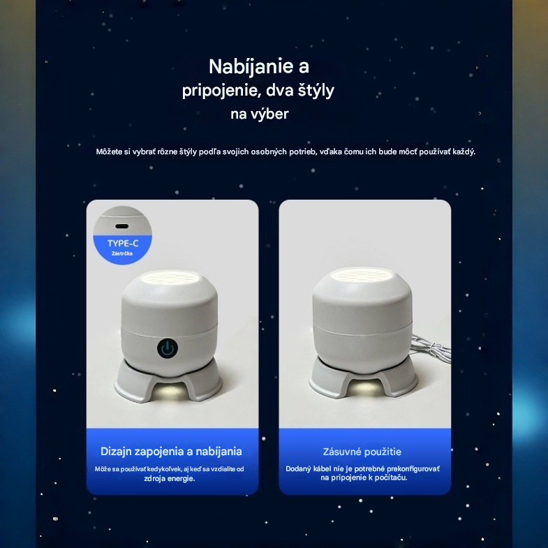 🔥 ✨[Časovo obmedzená ponuka: 50% zľava] Nová dynamická rotačná farebná LED lampa do projektora