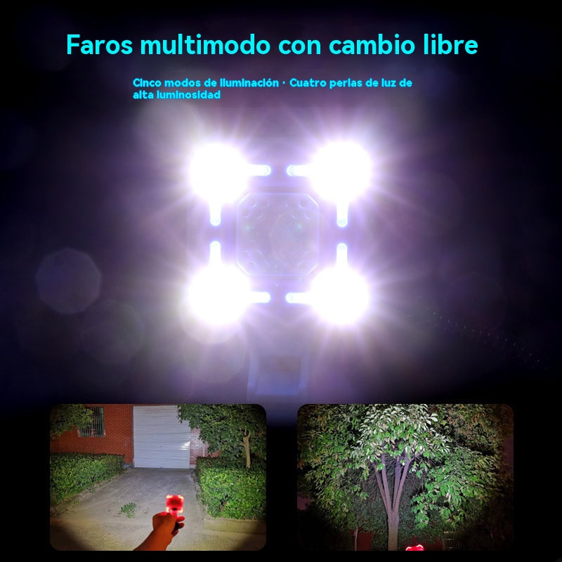 ✨🚴‍♂️ 【Oferta limitada: Compra 1 y llévate 1 gratis】Nueva luz de bocina 2 en 1 para bicicleta