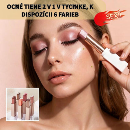 【Balenie 6 kusov】😍Táto tyčinka na očné tiene 2 v 1 okamžite rozjasní vašu pleť a vytvorí bezchybný vzhľad! 🔥