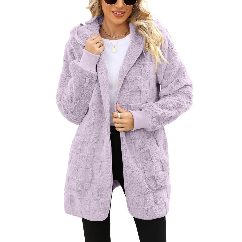 ☃️ 50% zniżki❄️ [S-5XL] Nowa kolekcja zimowa🌸 Damska wygodna kurtka w kratę z polarową podszewką