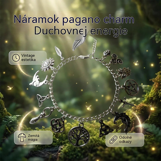 Vintage náramok s príveskami a mystickým nádychom pre ženy – nebeské, gotické a boho šperky 🔮✨