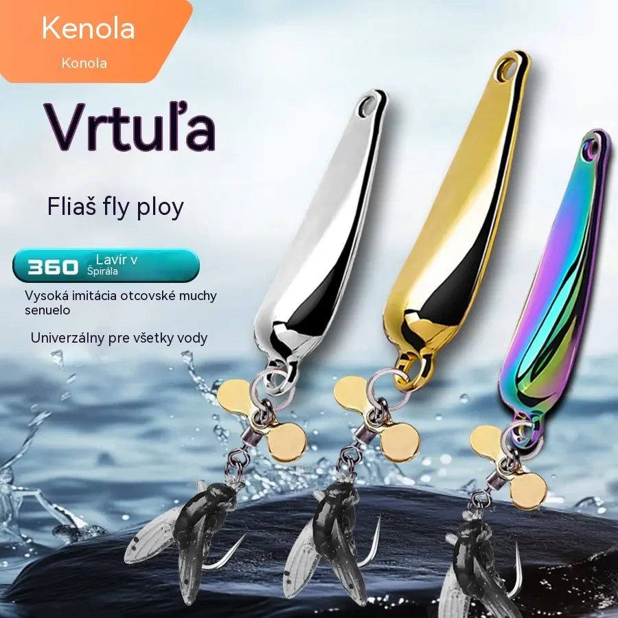 🐟【Kúpte 3 a získajte 3 zadarmo】【Balenie 6 kusov】🎣✨ Trblietavá muška | Lepšia na dlhé hody, ľahšie sa zahákne