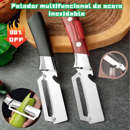 💥Compra 2, llévate 2 gratis💥🔪Pelador multifuncional de acero inoxidable🧅