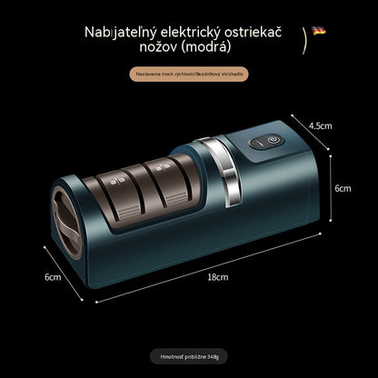 ⏳ Časovo obmedzená 40% zľava! 🔪 Multifunkčný akumulátorový elektrický brúsnik na nože, nabíjateľný ✨