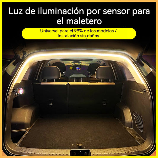 🚗【Nuevo con 80% de descuento】Luz LED automática para maletero, fácil de instalar y compatible con el 99% de los vehículos