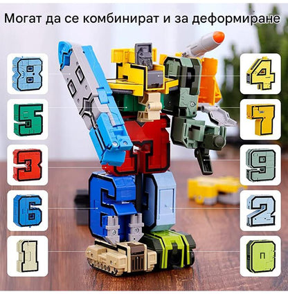 🤖🧩【Posledný deň 50 % zľava】Deformačná hračka – transformovateľný robot pre deti🧩