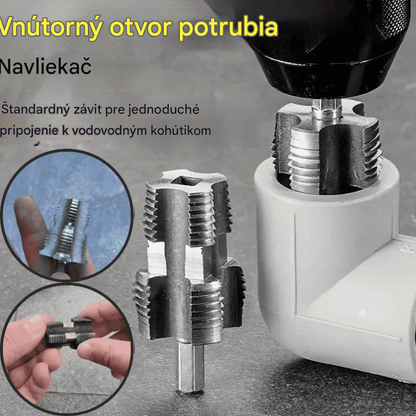 🛠️【Vnútorný závitník na rúry + vonkajší závitník】⚙️🔩 Príslušenstvo na rezanie závitov