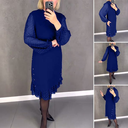 💖💖【S-5XL】🍁🍂Vysoko kvalitné štýlové jesenné a zimné šaty v novom štýle