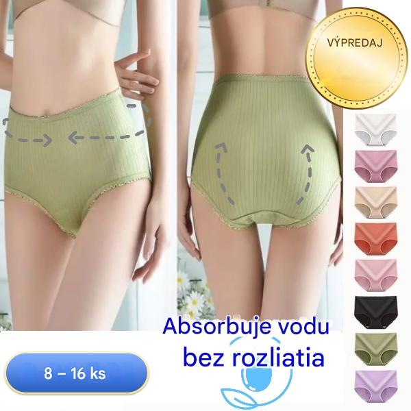 【🔥8 sztuk】Wygodna damska wodoodporna i antybakteryjna bielizna z wysokim stanem (💖35-100kg)