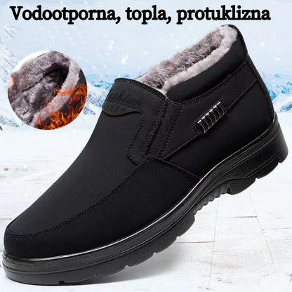 🔥【Ograničena ponuda】❄️Bestseler muške zimske čizme s postavom, vodootporne i tople.