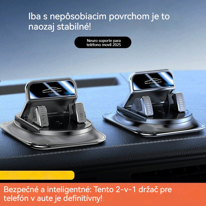 🔥🚗 【Časovo obmedzená ponuka: Kúp 1 a druhý dostaneš zadarmo】 Nový 2 v 1 držiak na mobil do auta, bezpečný a inteligentný