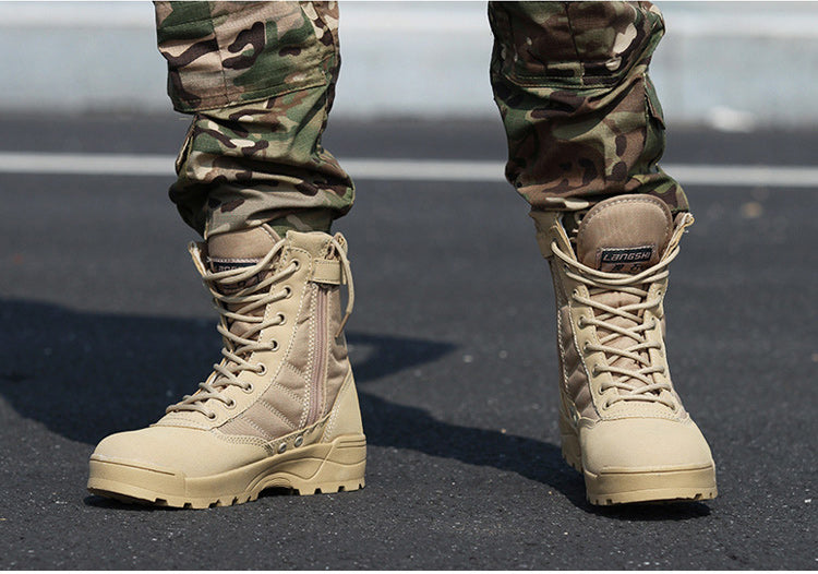 👍【50% popusta za ograničeno vrijeme】Visokokvalitetne muške i ženske jesensko-zimske taktičke čizme i planinarske cipele