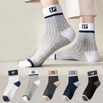 😍🧦【20 párov】2025 nových pánskych bavlnených dezodorantových ponožiek absorbujúcich pot