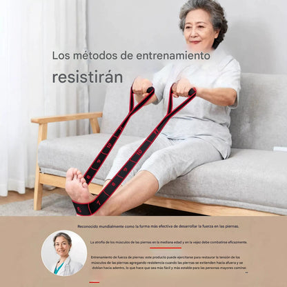 50%OFF--Banda de goma de resistencia para desarrollar músculos, estirar piernas y banda de goma elástica para personas de mediana edad y mayores.