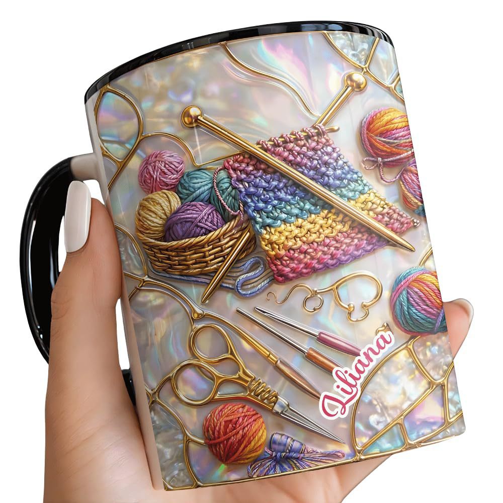 🧵☕Hrnek s motivem šití – perfektní dárek pro kreativní duše, které rády šijí