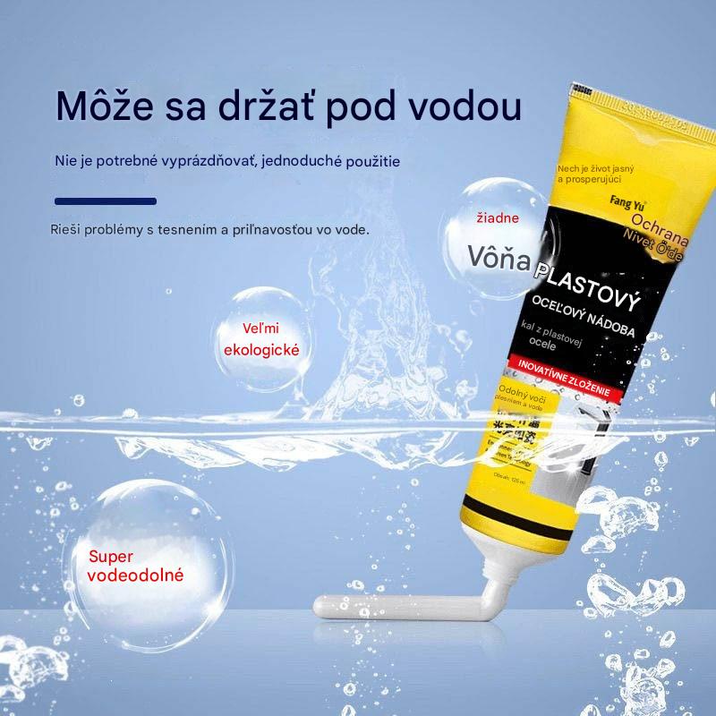 🛁 Vodotesný biely keramický tmel proti plesniam, maltová výplň do plastových a oceľových spojov, používaný na utesnenie okrajov kuchynských, kúpeľňových a toaletných drezov.