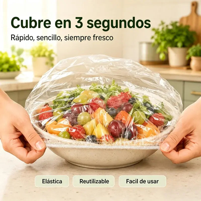 🔥(300 unidades) 27 euros 🍽️ Funda de plástico antibacteriana extragrande y gruesa apta para uso alimentario