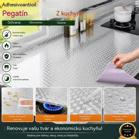 Nálepky na stenu do kuchyne: odolné voči oleju, vode, ohňovzdorné a tepelne odolné.