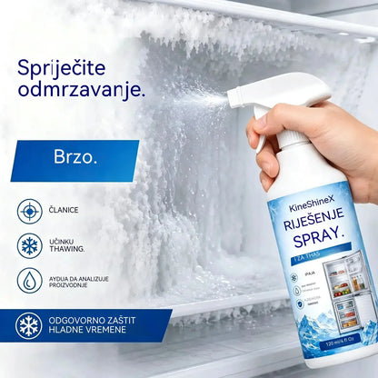 🔥【2 boce za samo 25 eura】❄️ Novi sprej za odmrzavanje iz 2026. 🧡 Brzo uklanja mraz iz hladnjaka