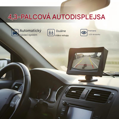 🔥 Univerzálny HD monitor cúvacej kamery pre auto, univerzálny HD monitor cúvania 4,3/7 palca, 12 V.